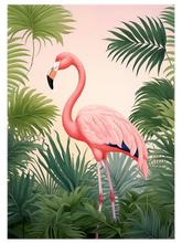 Vintage Flamingo - Art Print